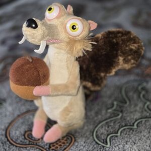 SCRAT the Squirrel Ice Age Plush - Ty Beanie Baby Plush